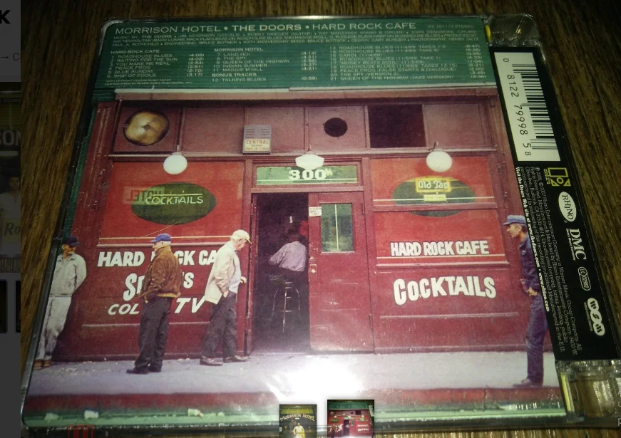 сд THE DOORS - "MORRISON HOTEL" 1970, 2007 MADE IN EU ELEKTRA - RHINO, NEW, SEA SEALED - миниатюра 2