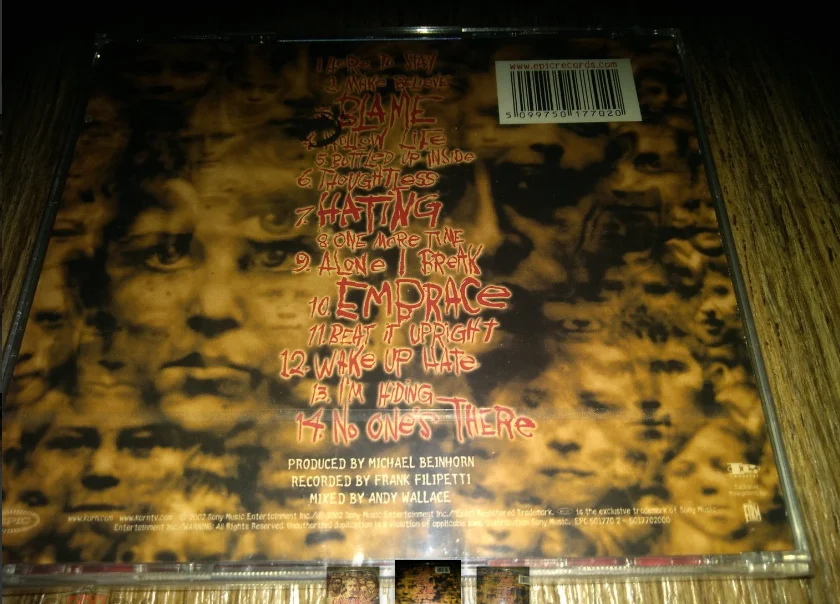 сд Korn - Untouchables (CD) 2002 Epic Jewel Made in EU Фирменный запечатанный - миниатюра 2