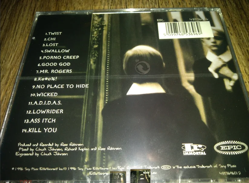 сд Korn - Life Is Peachy (CD) 1996 Epic Jewel Made in EU Фирменный запечатанный - миниатюра 2