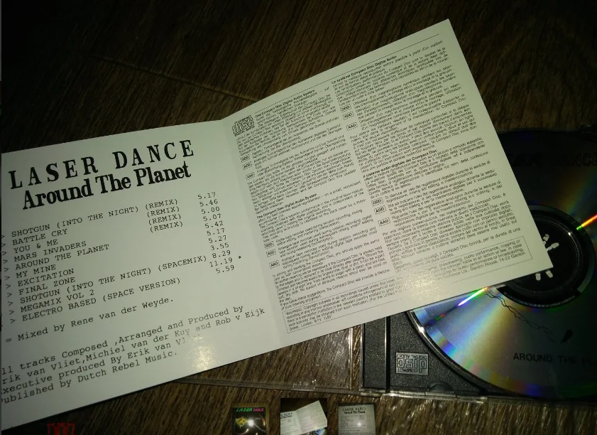 сд LASERDANCE - Around The Planet 1988 Synth-pop,Italo Disco RU НОВЫЙ - миниатюра 2