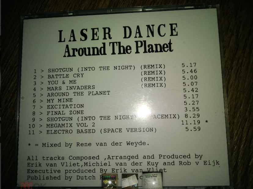 сд LASERDANCE - Around The Planet 1988 Synth-pop,Italo Disco RU НОВЫЙ - миниатюра 3