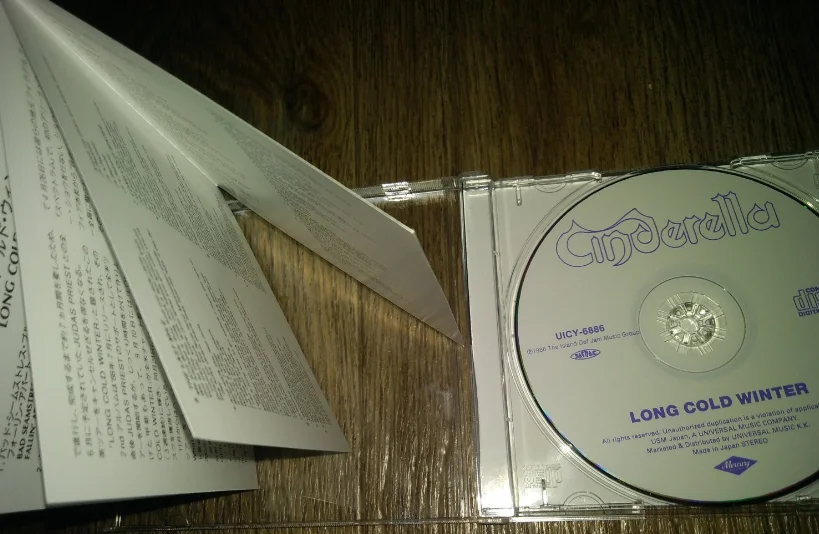 сд Cinderella - Long Cold Winter 1988 Release ru новый. - миниатюра 3