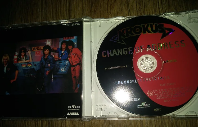 сд KROKUS . Change Of Address. 1985  ru новый... - миниатюра 2