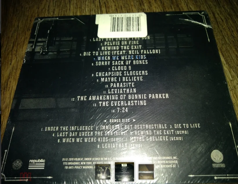 CD Volbeat Rewind Replay Rebound 2CD ФИРМЕННЫЙ Mexico запечатанный новый - миниатюра 2