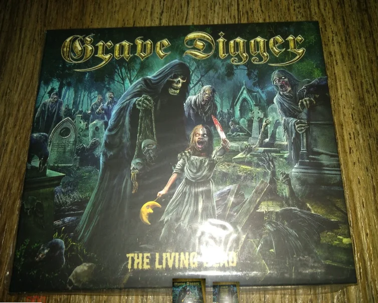 сд GRAVE DIGGER The Living Dead DIGIPAK CD лицензия СОЮЗ запечатанный