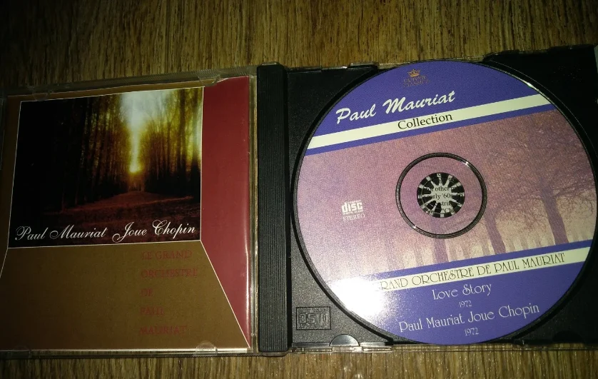 сд MAURIAT, PAUL - LOVE STORY / JOUE CHOPIN 1971/70 RU - миниатюра 2