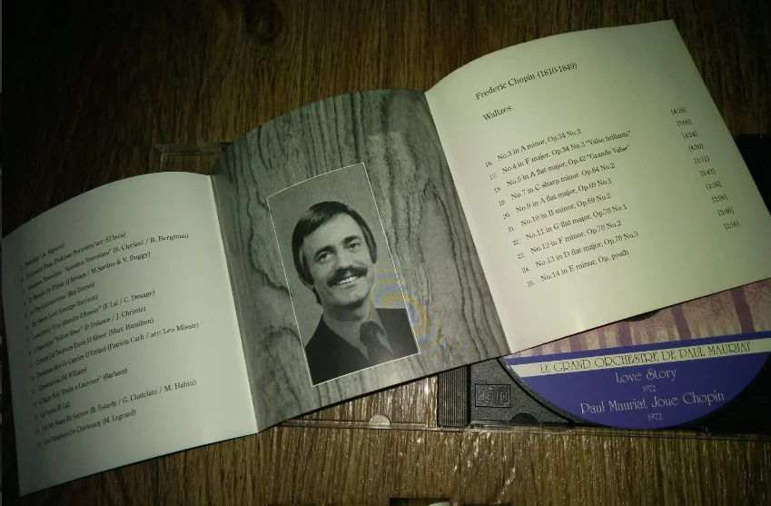 сд MAURIAT, PAUL - LOVE STORY / JOUE CHOPIN 1971/70 RU - миниатюра 3