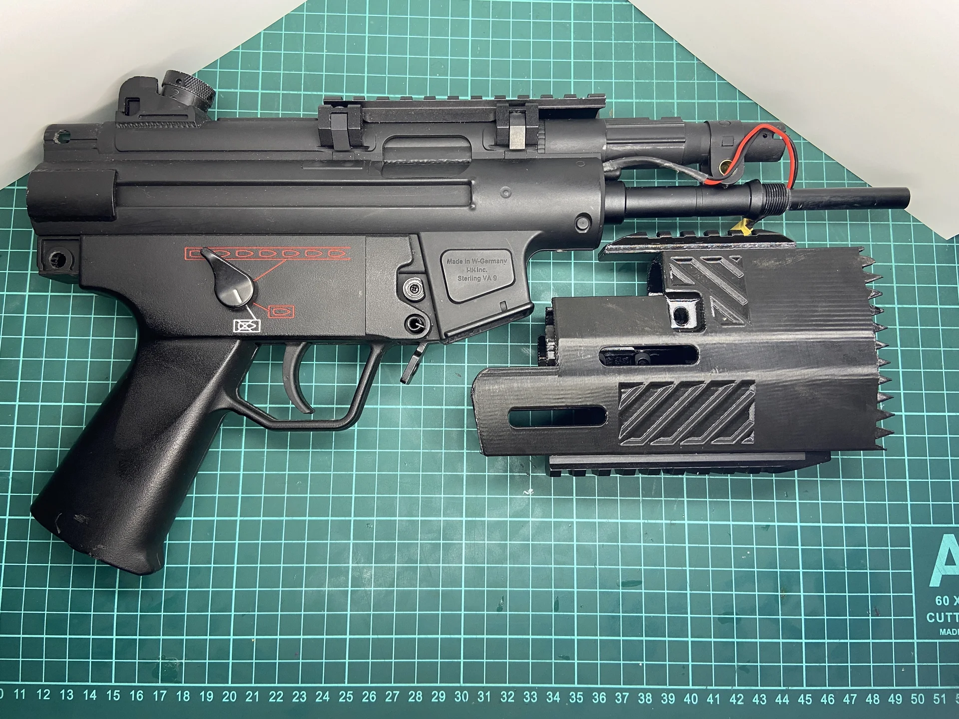 Цевье для MP5k Sj (не боевое!!!) страйкбол/орбибол - миниатюра 2