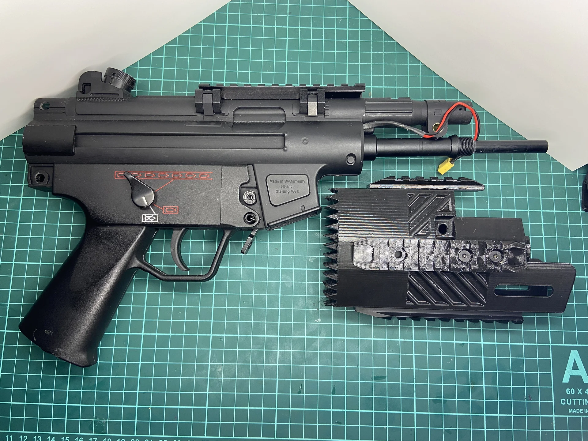 Цевье для MP5k Sj (не боевое!!!) страйкбол/орбибол - миниатюра 3