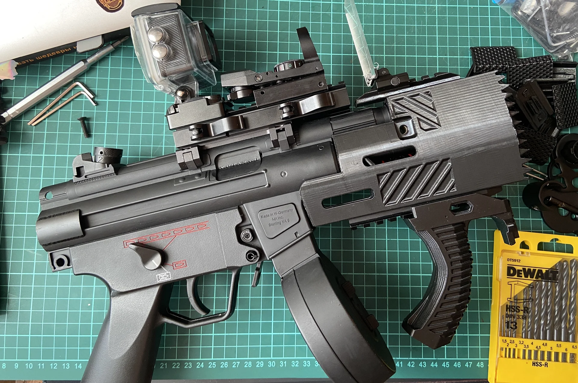Цевье для MP5k Sj (не боевое!!!) страйкбол/орбибол - миниатюра 4