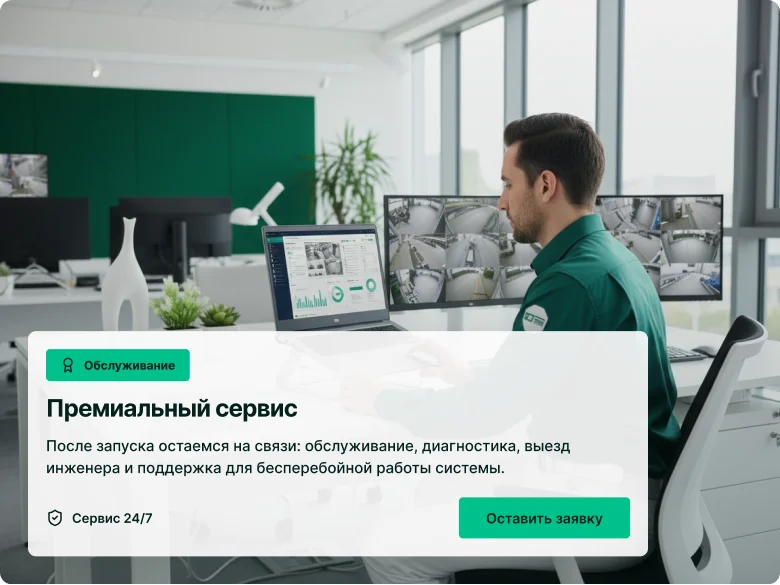 Установка Видеонаблюдения за 1 день. Монтаж камер - миниатюра 4