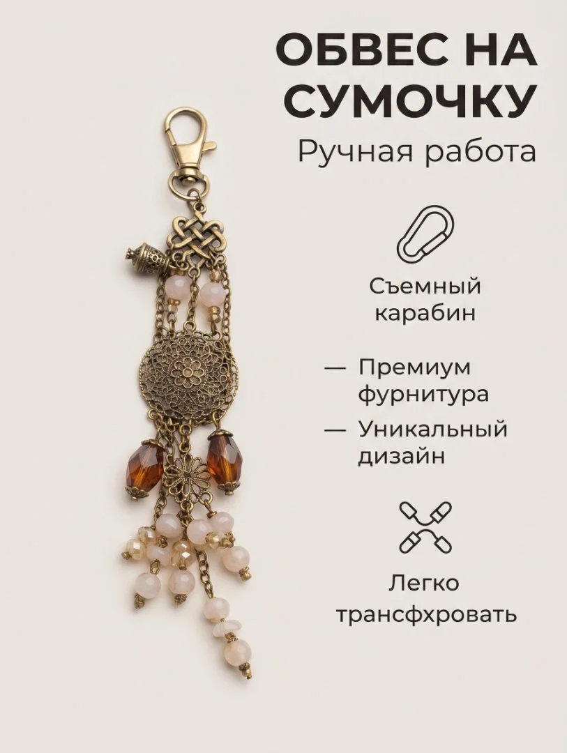 Авторские обвесы для сумочек,рюкзачков и поясов - миниатюра 3