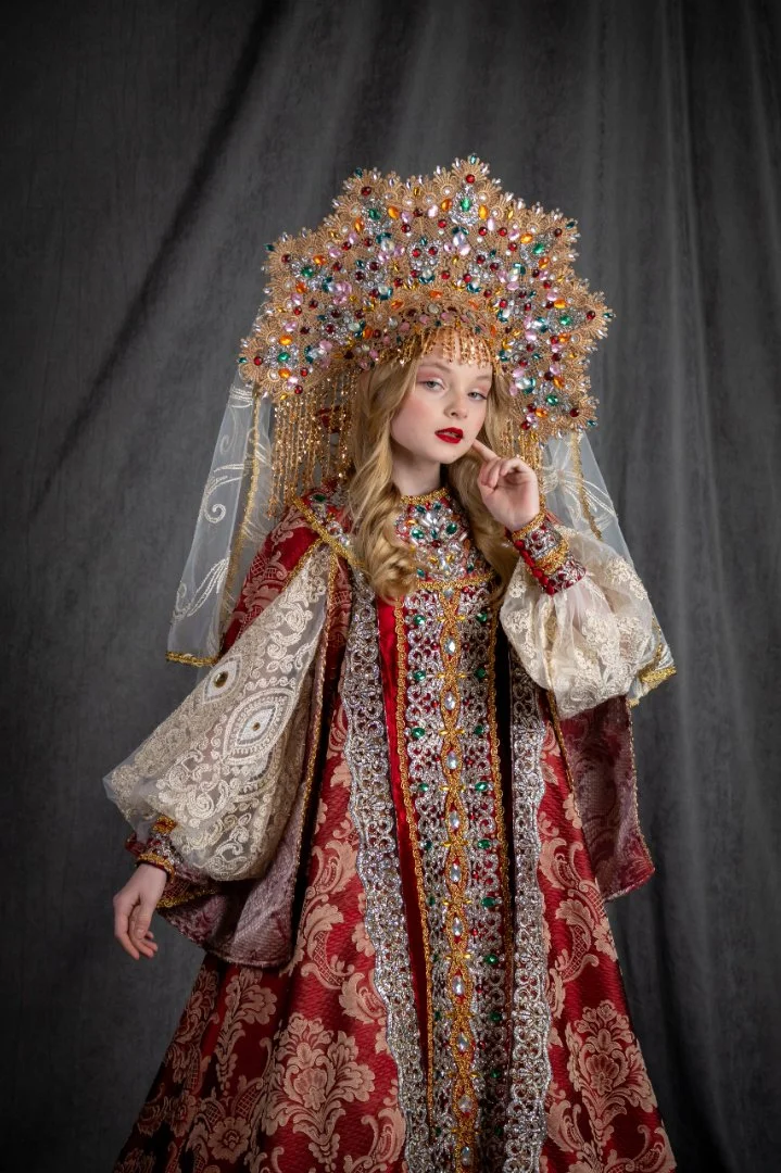 Кокошник/венец в русском стиле - миниатюра 10