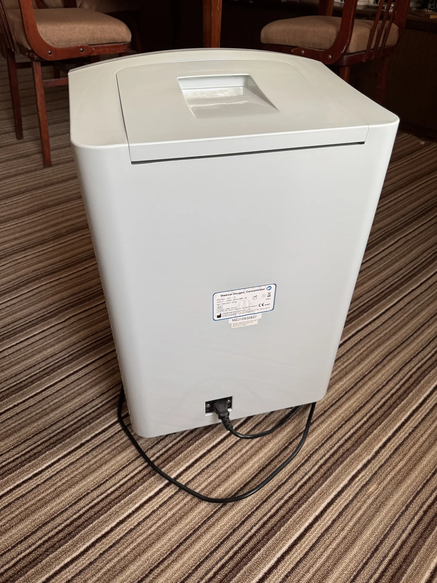 Кислородный концентратор Longfian JAY-10 10 л/мин - миниатюра 7