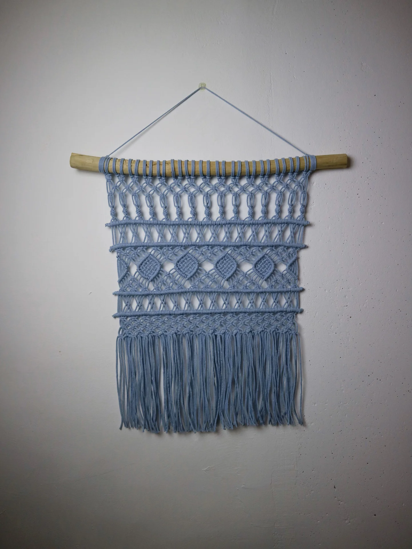 Панно макраме ручной работы. Декор в стиле boho - изображение 1