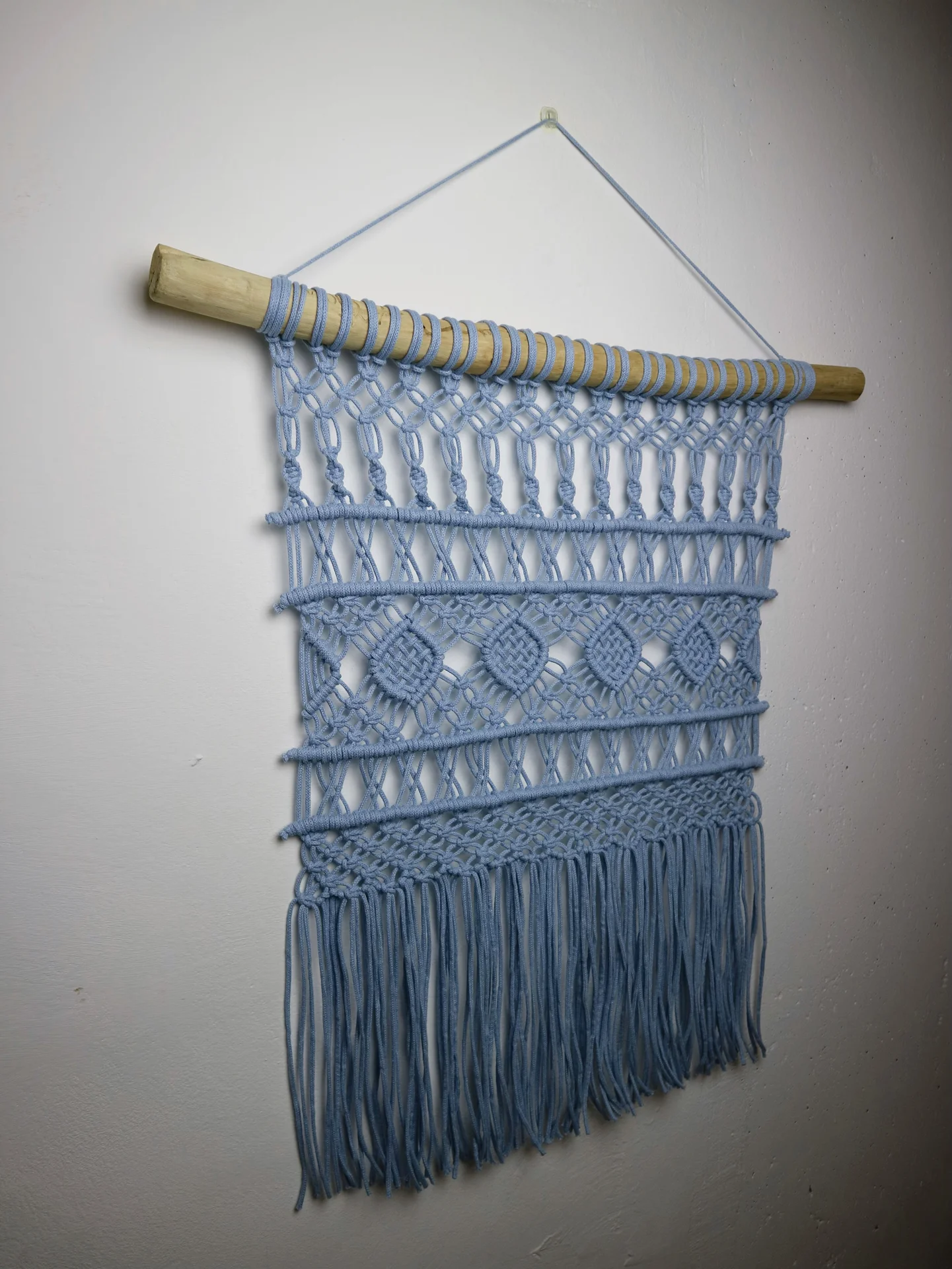 Панно макраме ручной работы. Декор в стиле boho - миниатюра 3