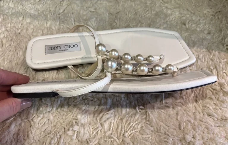 Шлепанцы Jimmy Choo, оригинал - миниатюра 4