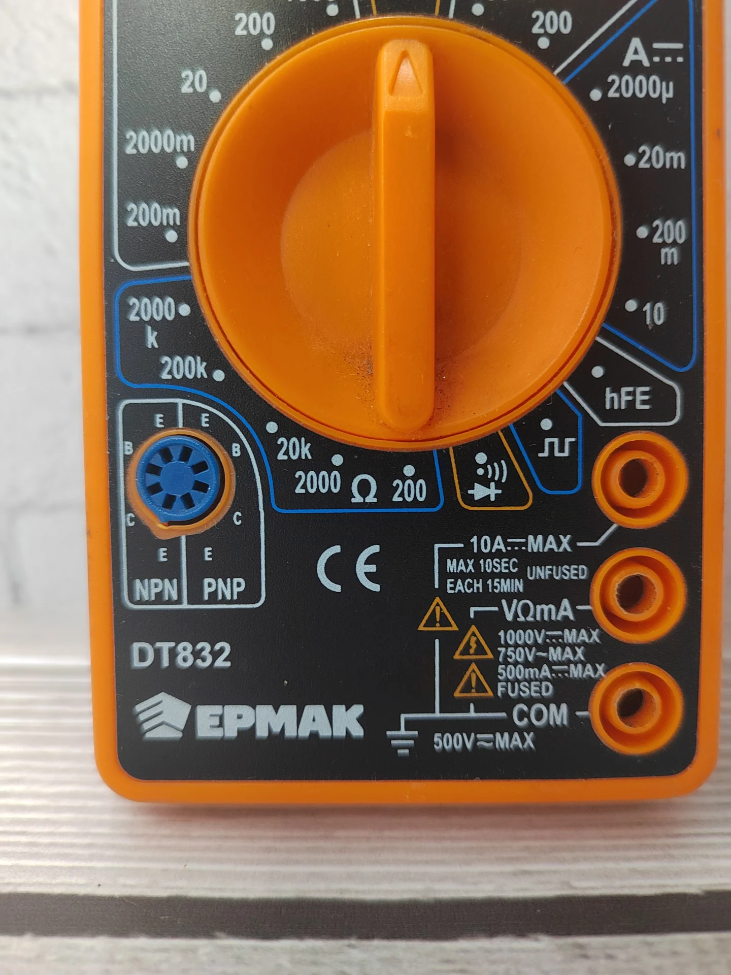 Мультиметр Ермак DT832 - миниатюра 3