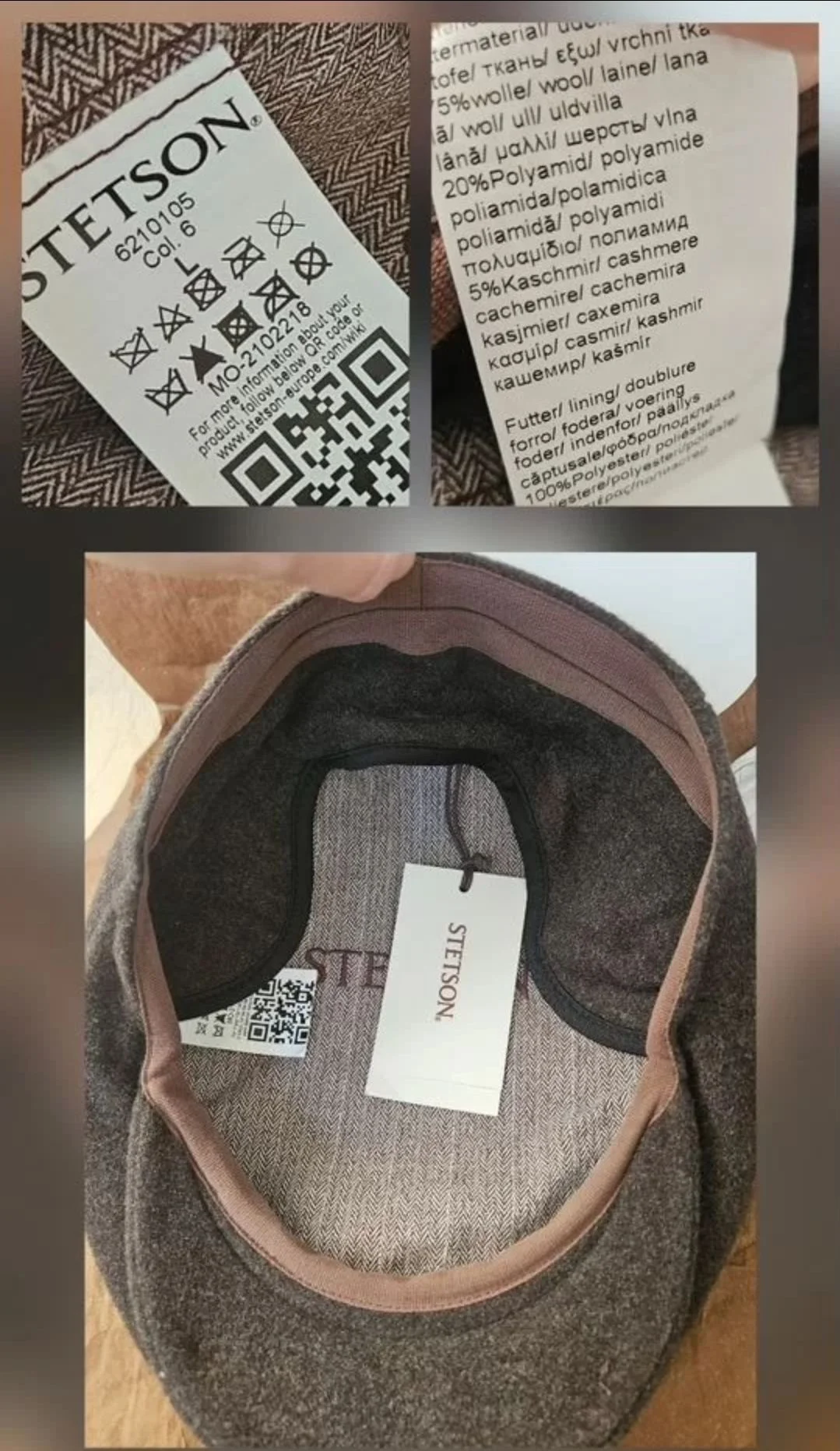 Кепка оригинал Stetson - миниатюра 4