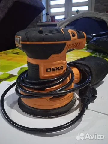 Эксцентриковая сетевая шлифмашина deko DKG400-125 - изображение 1