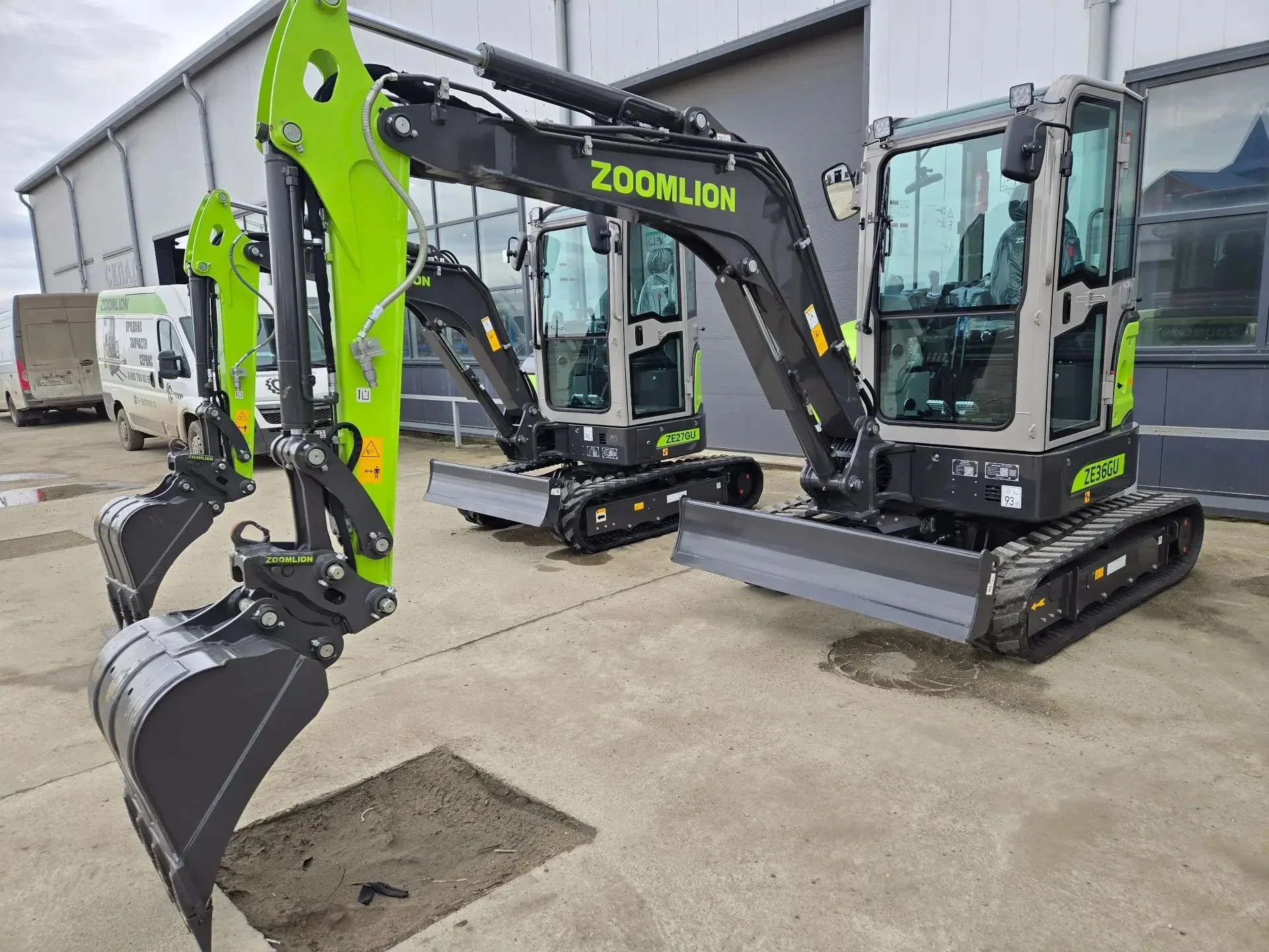 Мини-экскаватор Zoomlion ZE27GU - миниатюра 3