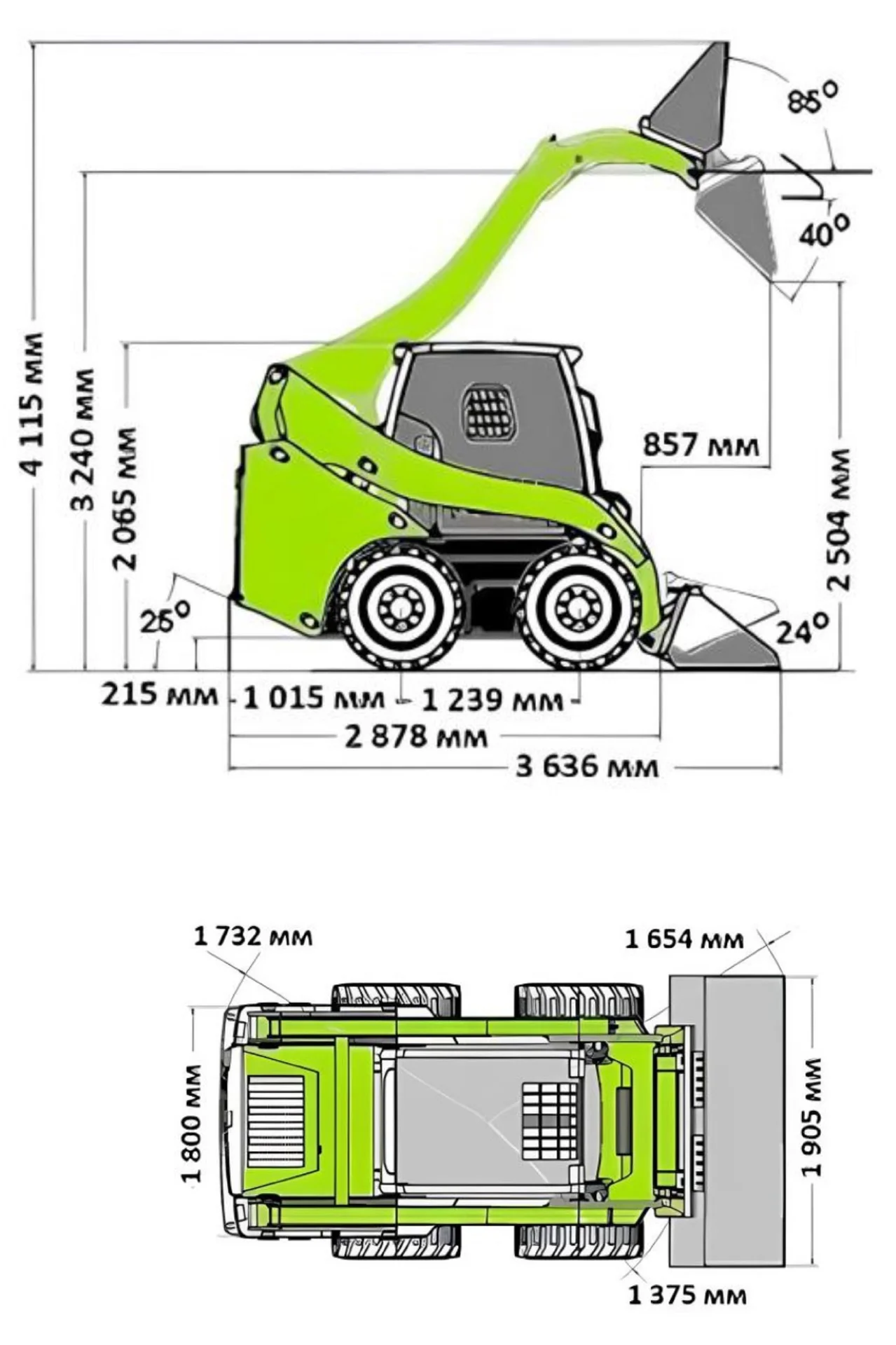 Мини-погрузчик Zoomlion ZS120V - миниатюра 8