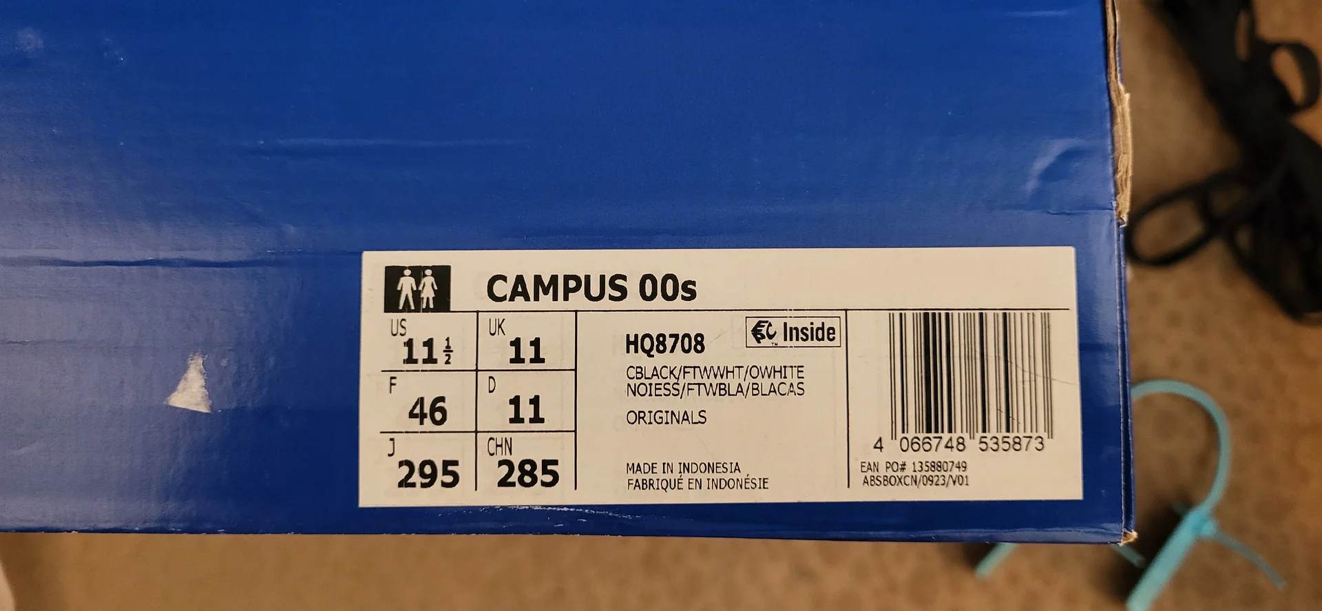 Кроссовки adidas Originals campus 00s HQ8708 - миниатюра 6