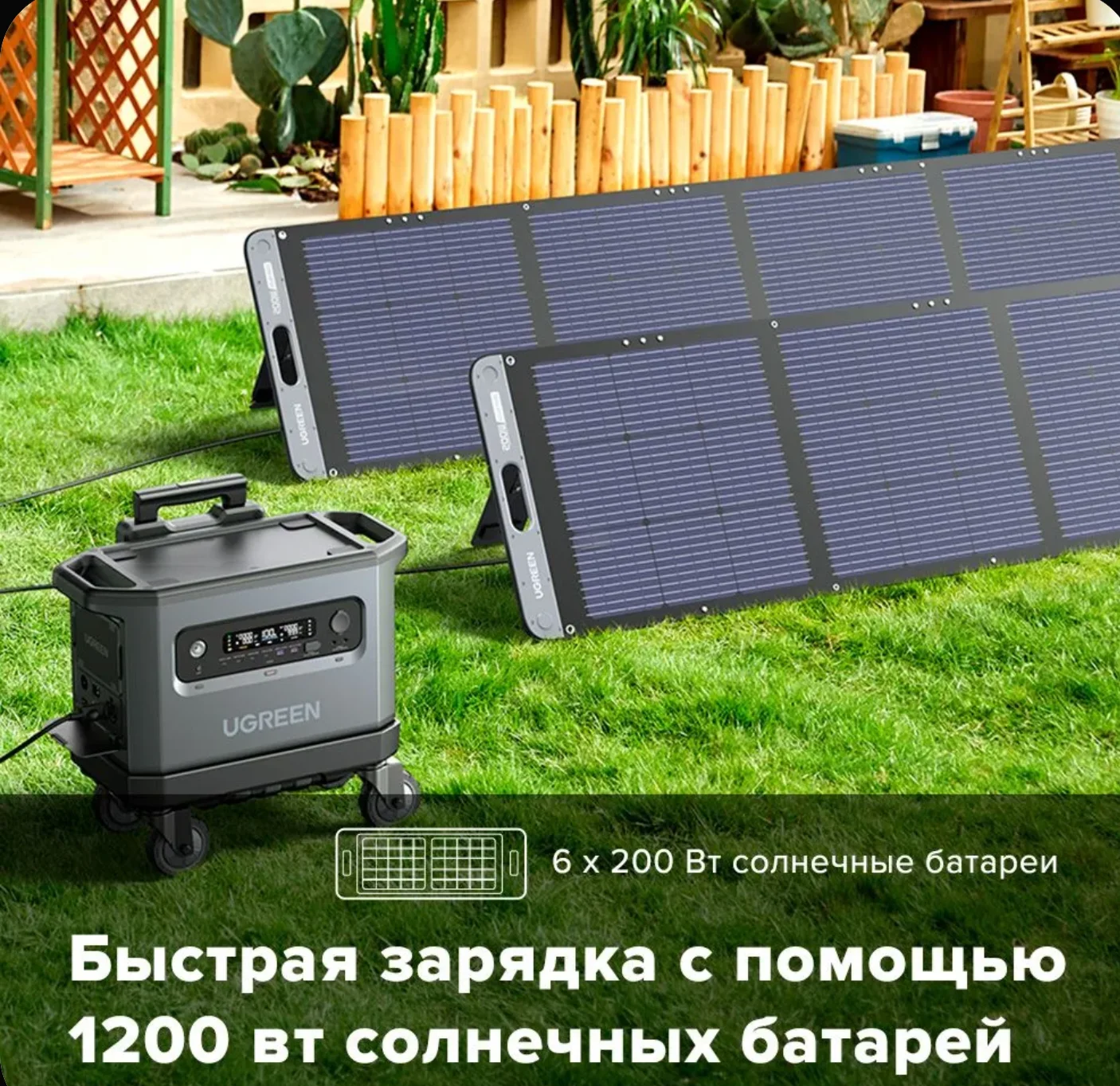 Электростанция UGREEN GS2200 (15357) PowerRoam Por - миниатюра 7
