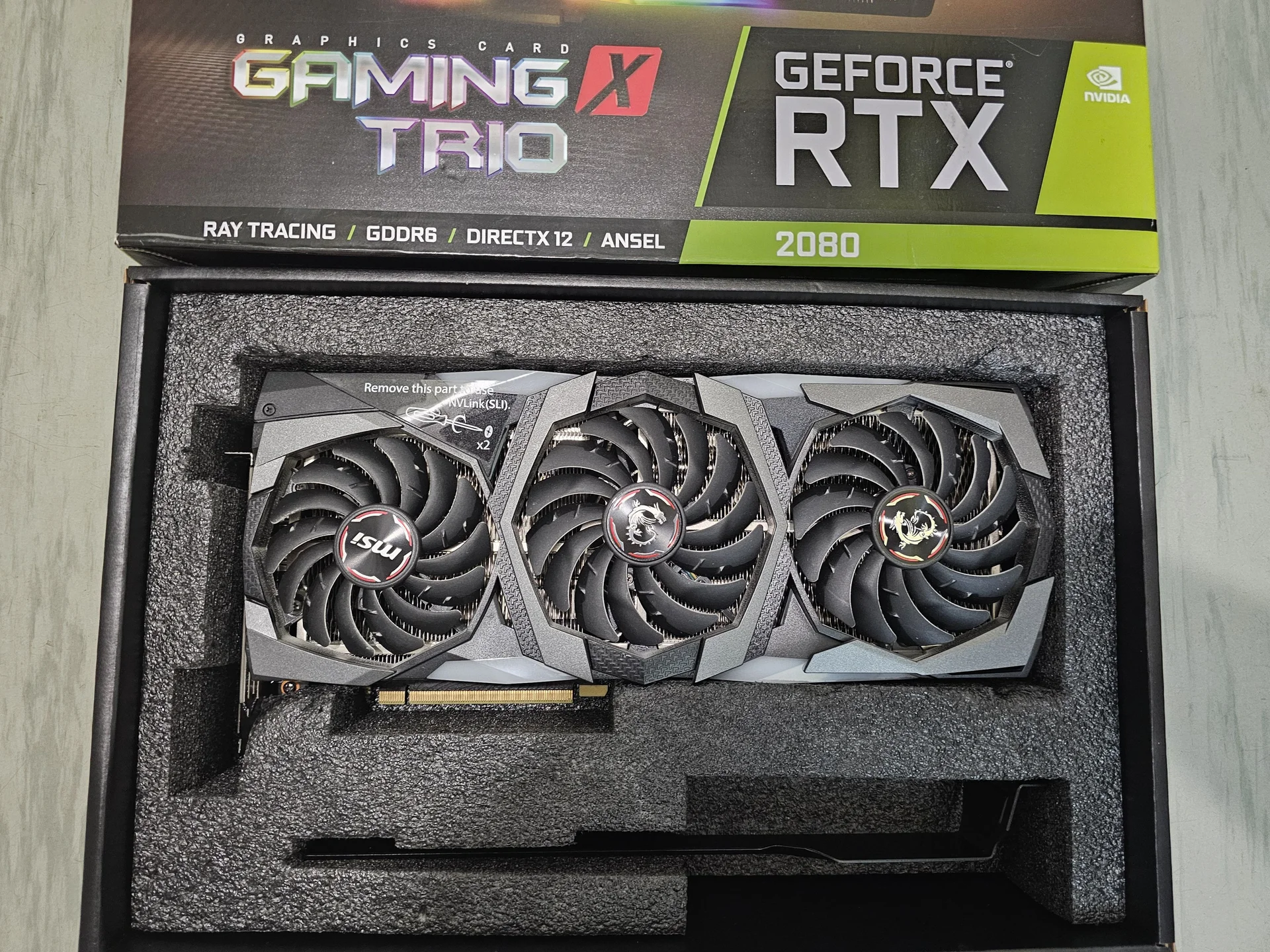 GeForce RTX 2080 gaming X trio 8GB - миниатюра 2