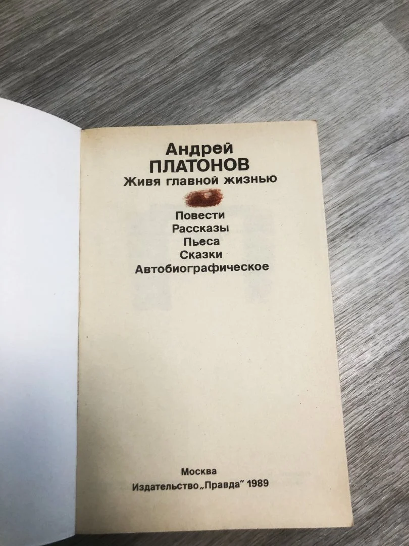А. Платонов " Живя главной жизнью" - миниатюра 3