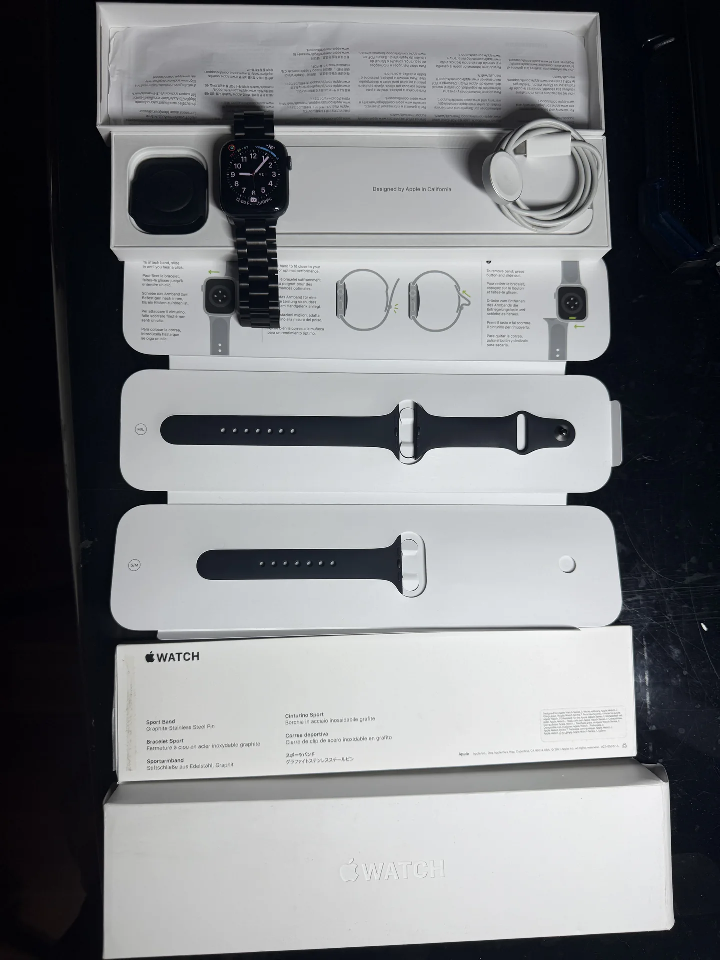 Часы Apple Watch 7 45mm оригинал - изображение 1