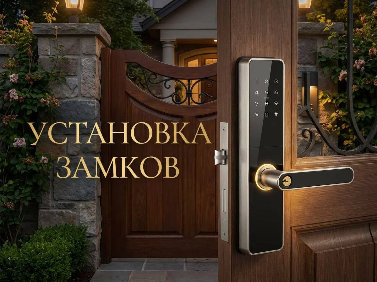 Замки электромеханические установка на калитку - изображение 1