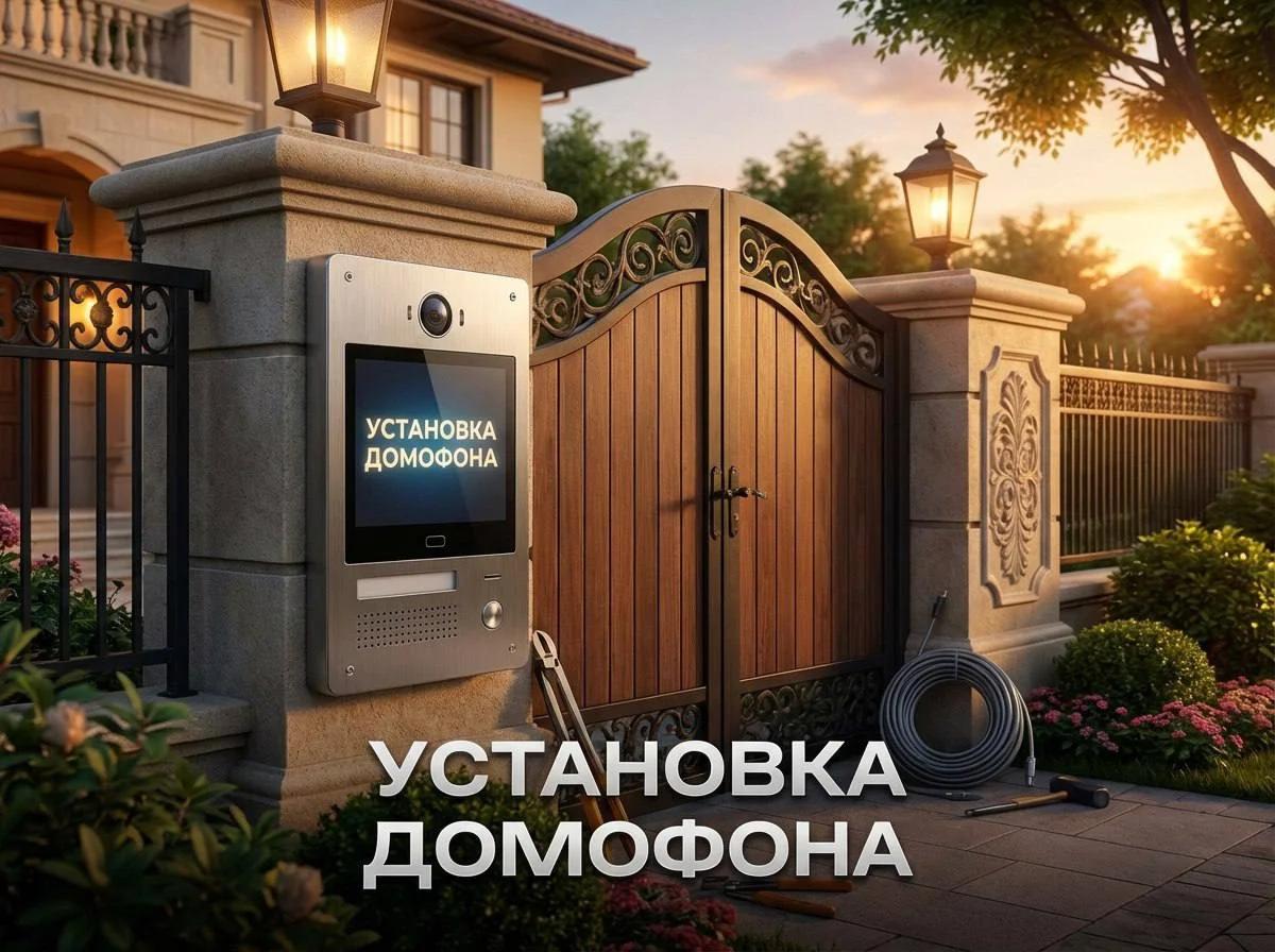 Домофон установка - изображение 1