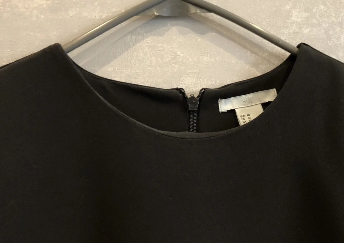 H&M маленькое черное платье вечернее - миниатюра 4