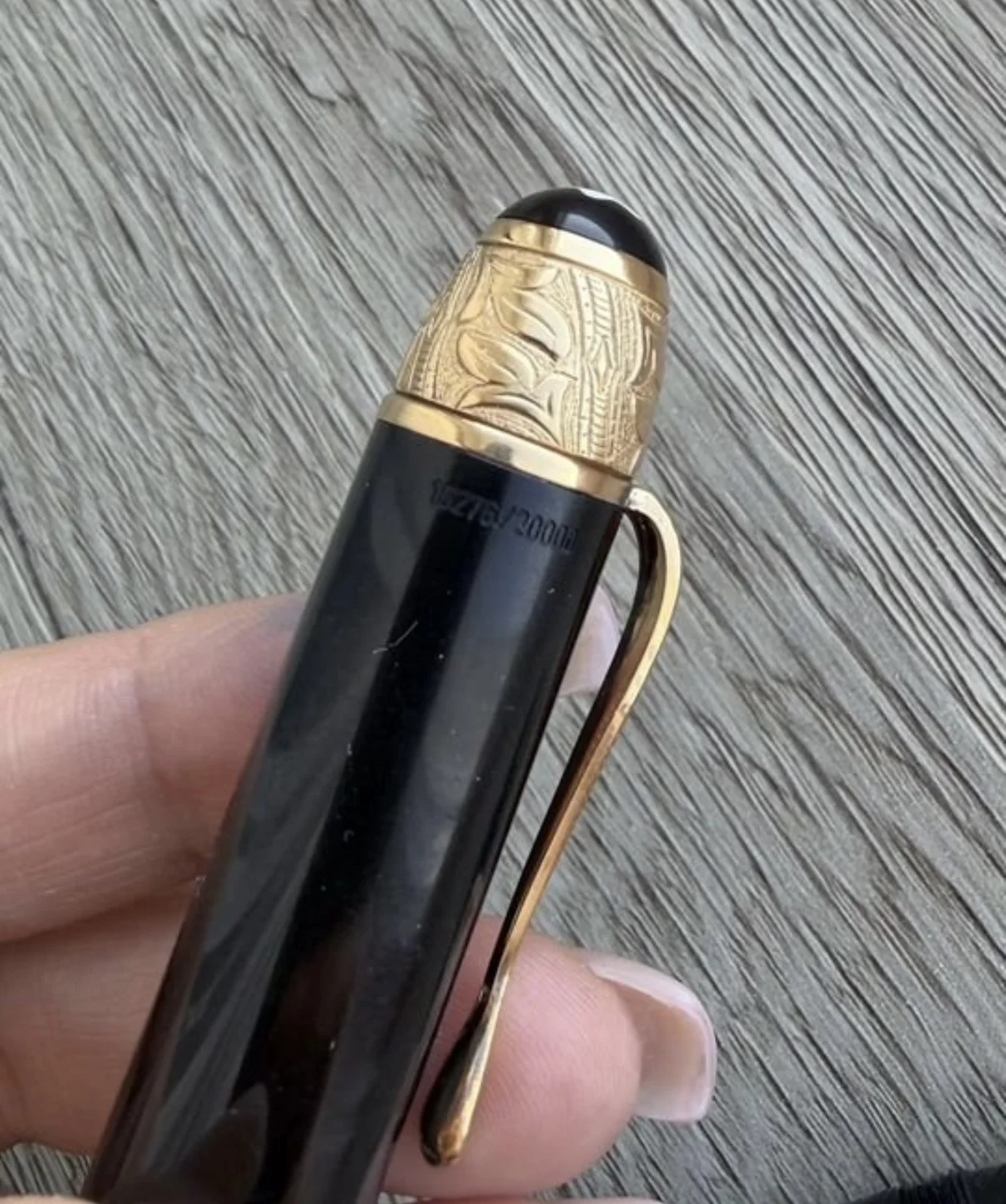Коллекционная перьевая ручка montblanc voltaire - миниатюра 3