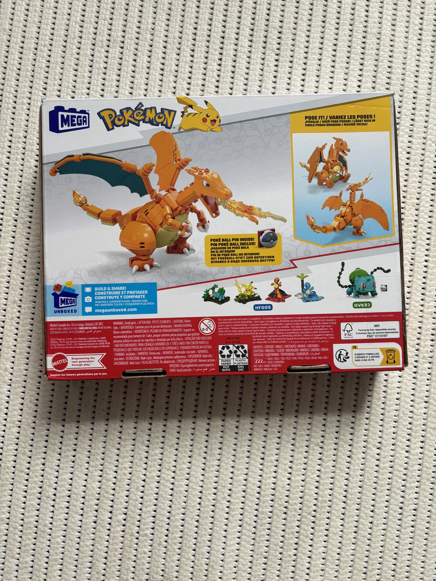 Конструктор Mega Pokemon Чаризард - миниатюра 2