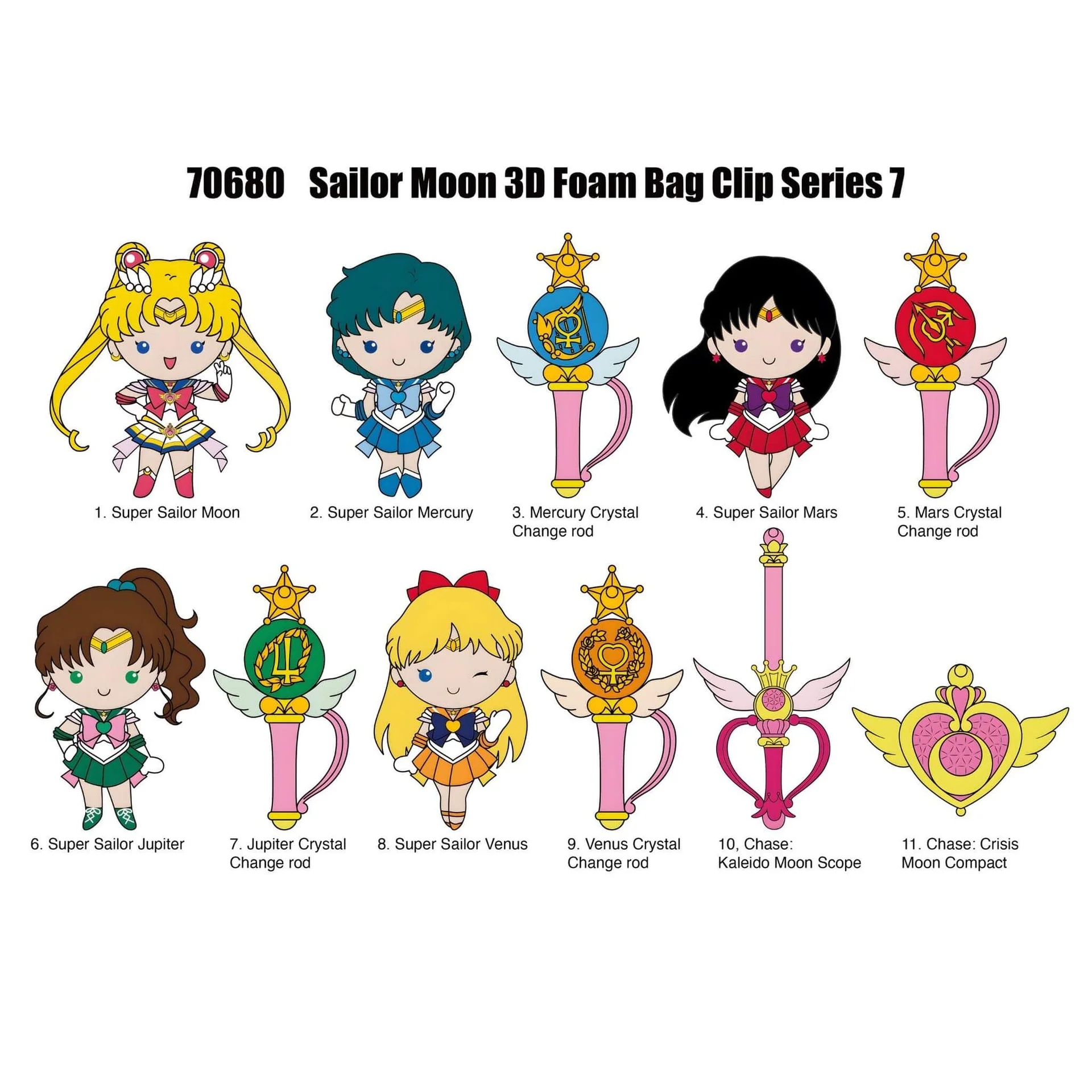 Брелок Sailor moon Monogram 7 - миниатюра 8