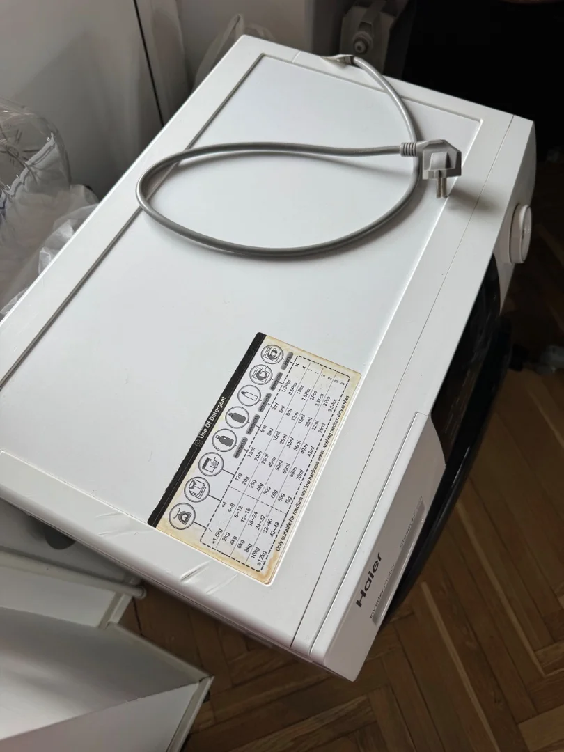 Узкая стиральная машина haier hw60-bp12959a - миниатюра 2