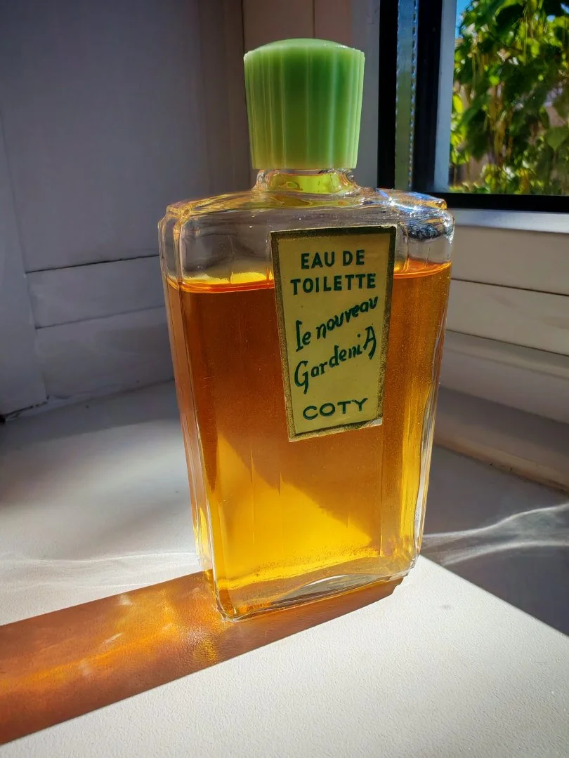 Coty Le Nouveau Gardenia EDT винтаж из 40-х годов - миниатюра 9