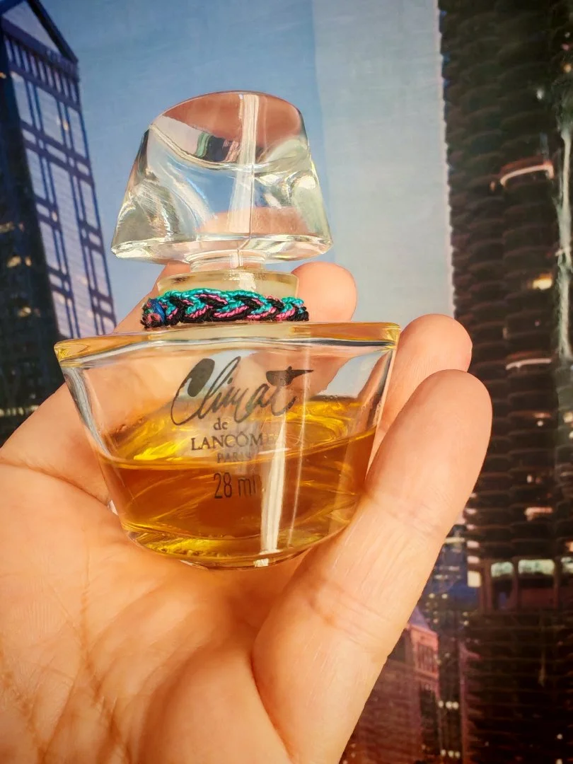 Предлагаю на продажу редкие женские винтажные духи парфюм Climat Lancome . Флакон в светло-голубой к - миниатюра 5