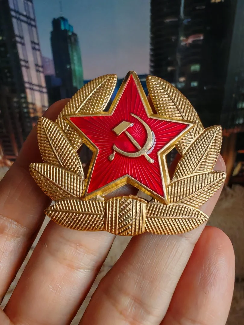 Военная кокарда СССР на берет фуражку шапку ушанку - изображение 1