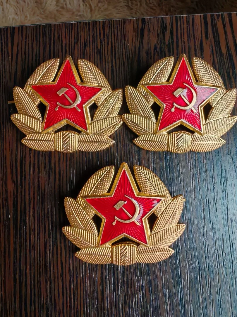 Военная кокарда СССР на берет фуражку шапку ушанку - миниатюра 4