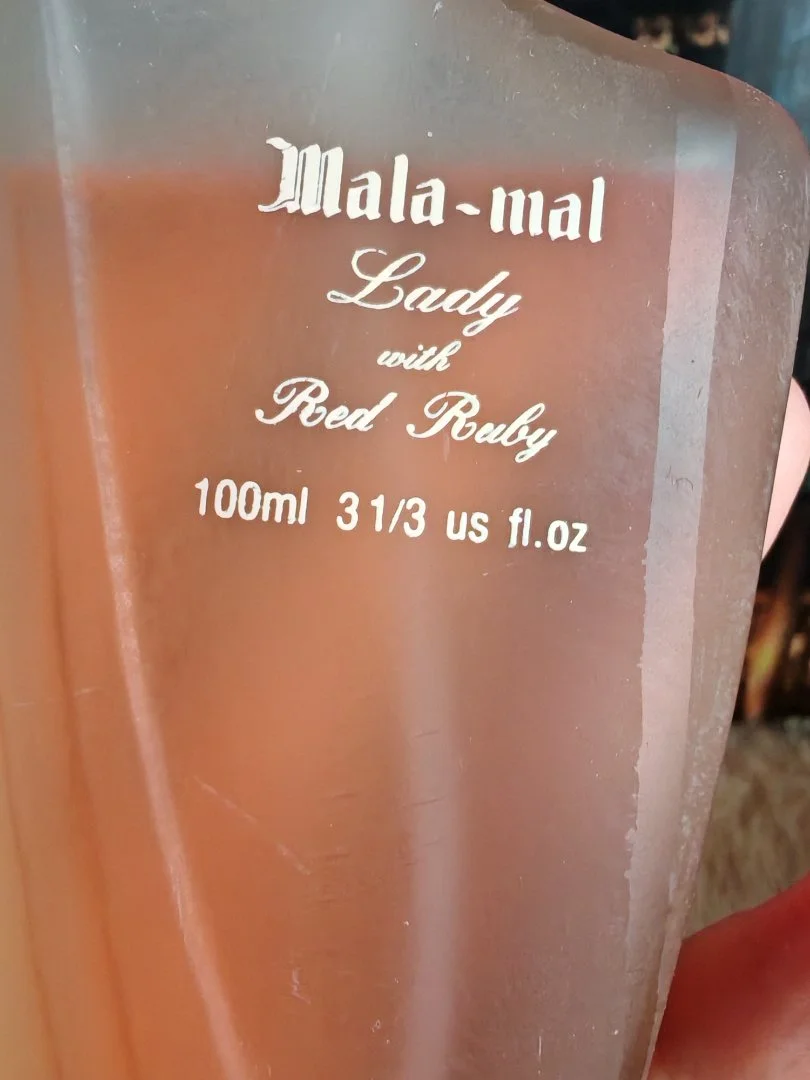 Mala-mal Lady with Red Ruby EDP Morel-Renee Винтаж из 90-х - миниатюра 6