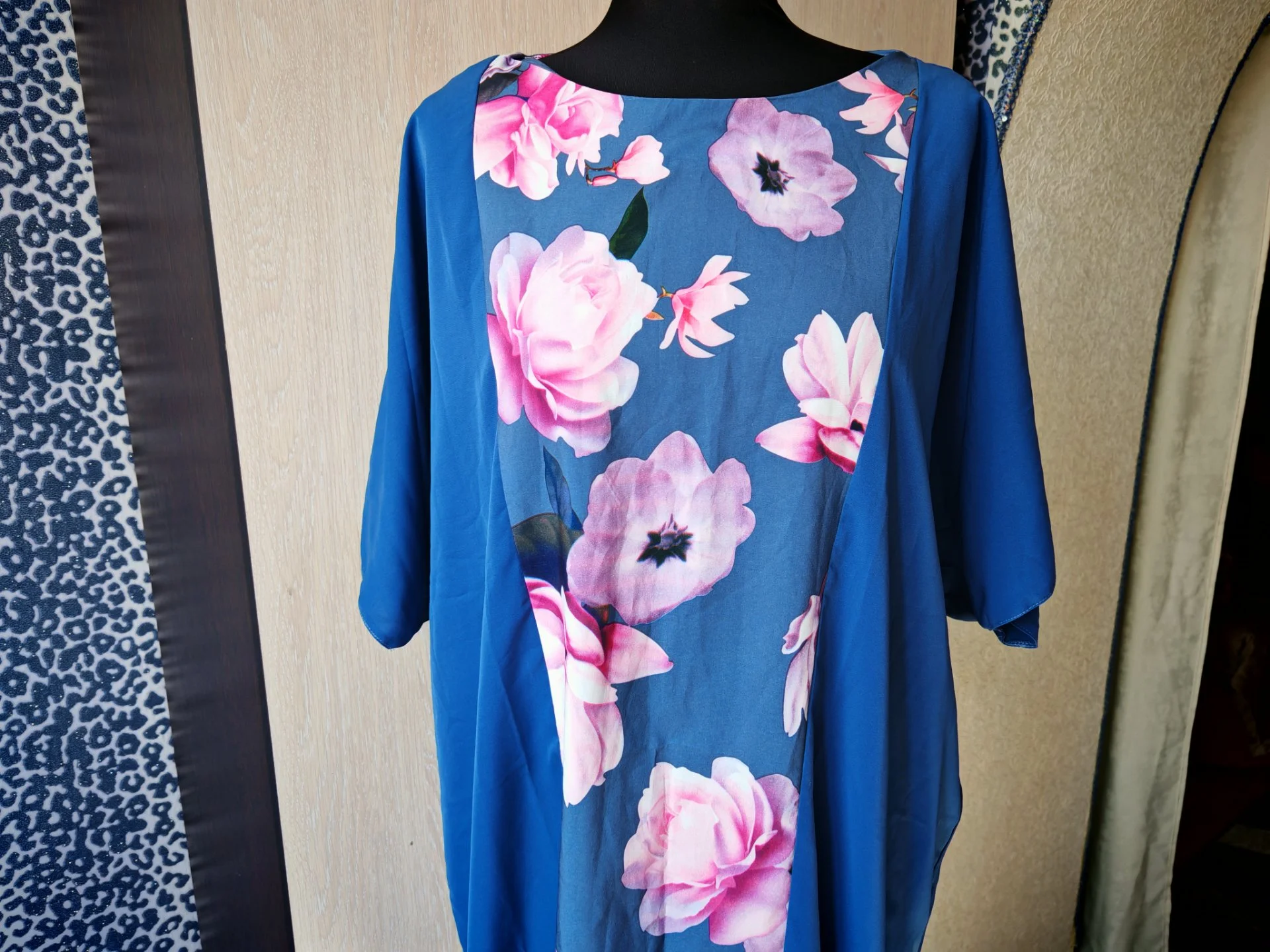 Туника блуза футболка летняя НОВАЯ 56-58 размер - миниатюра 3