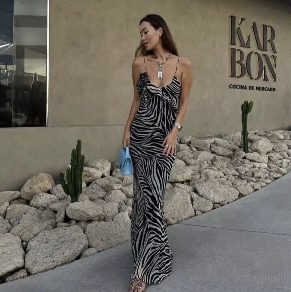 Платье вечернее zara M сарафан - миниатюра 8