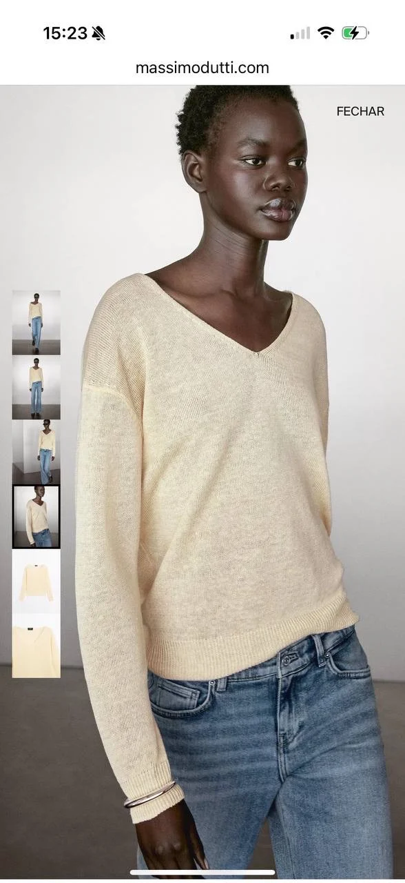 Вязанный Джемпер свитер Massimo Dutti 46 48 - миниатюра 17