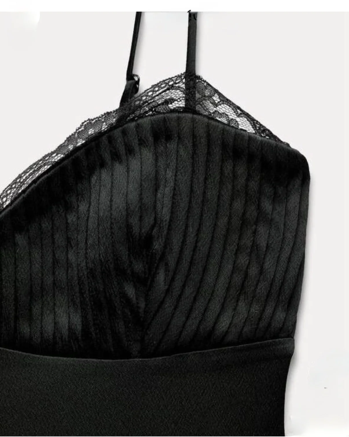 Вечерние Черное платье от Zara в бельевом стиле. - миниатюра 6