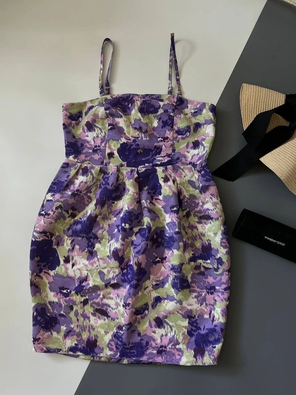 Платье сарафан фиолетовое VERA MODA в цветы М - миниатюра 12
