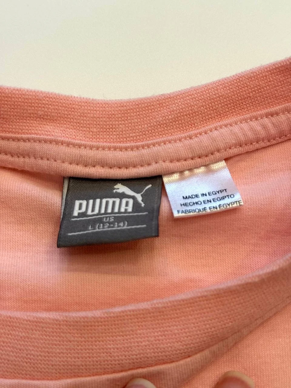 футболка детская для девочек Puma розового цвета - миниатюра 10
