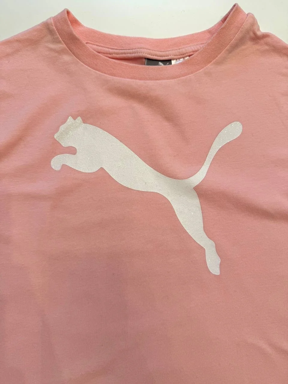 футболка детская для девочек Puma розового цвета - миниатюра 14
